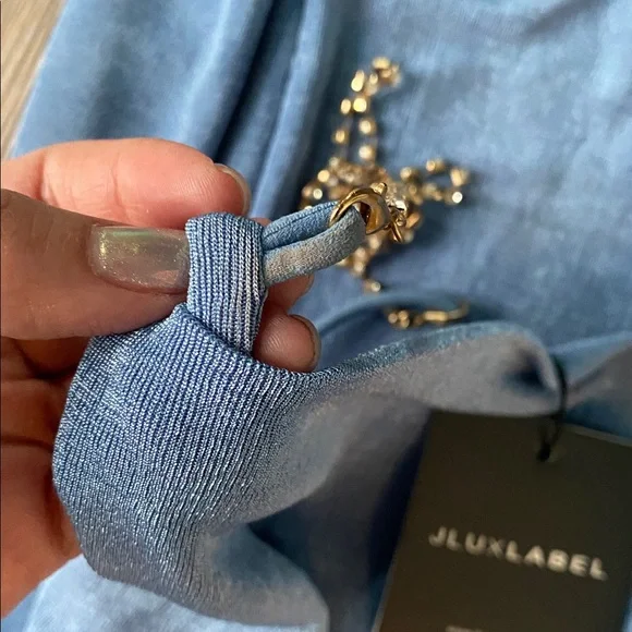 JLUXLABLE Slate Blue Slinky Set - Picture 5 of 7